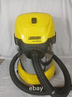 Karcher WD 3 Premium Wet And Dry Cylinder Vacuum Cleaner Working Bagged Corded