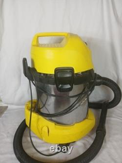Karcher WD 3 Premium Wet And Dry Cylinder Vacuum Cleaner Working Bagged Corded