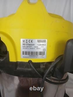 Karcher WD 3 Premium Wet And Dry Cylinder Vacuum Cleaner Working Bagged Corded