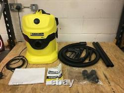 Karcher WD 4 Wet and Dry Vacuum Cleaner Yellow