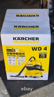 Kärcher WD 4 Wet and Dry Vacuum Cleaner Yellow (1.628-203.0)