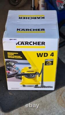 Kärcher WD 4 Wet and Dry Vacuum Cleaner Yellow (1.628-203.0)