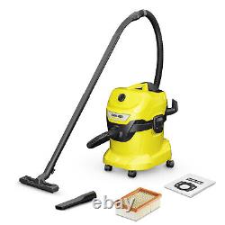 Karcher Wd4 Wet And Dry Vacuum Cleaner 3 Years Warranty Rather Than 2