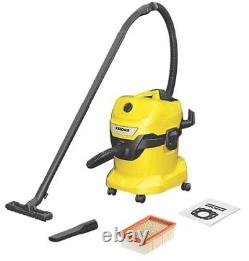 Karcher Wd4 Wet And Dry Vacuum Cleaner Perfect For Garden And House Waste Wd 4