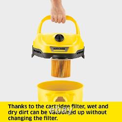 Karcher Wet & Dry Powerful Vacuum Cleaner Long Hose 1000W with Blowing Function