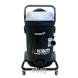 Kiam Cyclone P Gutter Wet Dry Vacuum Cleaner & 40ft 12m Pole Kit Cleaning System