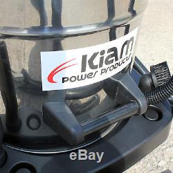 Kiam KV100 100L Industrial 3 Motor 3600W Wet & Dry Vacuum Cleaner Gutter Hoover