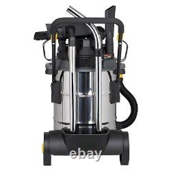 L Class Dust Extraction Wet & Dry Vacuum Cleaner Large Tank 50L 1600W Vacmaster
