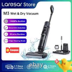 Laresar M3 Cordless Wet Dry Vacuum Mop 55min Self Clean Smart Floor Washer