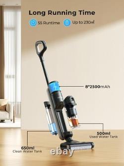 Laresar M3 Cordless Wet Dry Vacuum Mop 55min Self Clean Smart Floor Washer