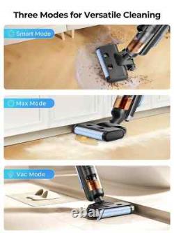 Laresar M3 Cordless Wet Dry Vacuum Mop 55min Self Clean Smart Floor Washer
