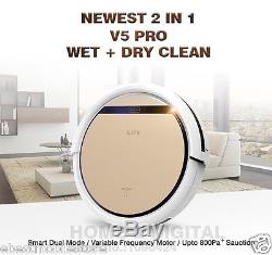 Latest iLIFE V5pro Intelligent iRobot Vacuum Cleaner Brand New Dry&Wet 110-240v