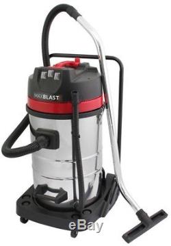 MAXBLAST Industrial Wet Dry Vacuum Cleaner And Attachments 80L