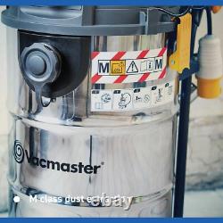 M Class Dust Extractor Industrial Wet & Dry Vacuum Cleaner 38L 110V Vacmaster