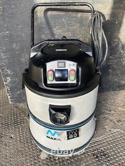 M Class Maxvac Dura DV 80L Wet/Dry Dust Extractor Vacuum Cleaner 110v