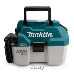 Makita DVC750LZ 18V LXT BL Wet/Dry Vacuum Cleaner + 2 x Extra Large Work T-Shirt