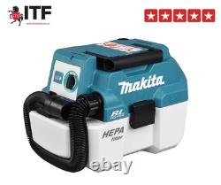 Makita DVC750LZ 18V LXT Brushless L Class Vacuum Cleaner Wet/Dry Cordless Naked