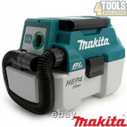 Makita DVC750LZ 18V LXT Brushless Wet/Dry Vacuum Cleaner With 1 x 5.0Ah Battery