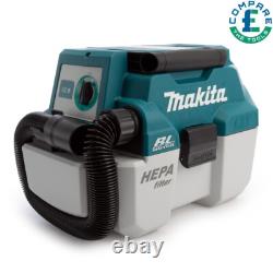 Makita DVC750LZ 18v LXT Brushless 7.5L L-Class Wet/Dry Vacuum Cleaner Body Only