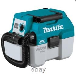 Makita DVC750L cordless portable wet & dry vacuum cleaner excellent used condi