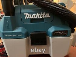 Makita DVC750L cordless portable wet & dry vacuum cleaner excellent used condi