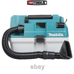 Makita VC013GLZ03 40V Max XGT 7.5L AWS Wet & Dry Dust Extractor/Vacuum Cleaner