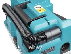 Makita VC013GLZ03 40V Max XGT 7.5L AWS Wet & Dry Dust Extractor/Vacuum Cleaner