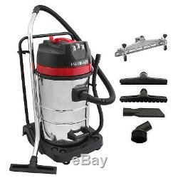 MaxBlast 80L Industrial Vacuum Cleaner & Floor Track Nozzle Wet Dry Commercial