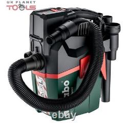 Metabo AS18HEPA PC Compact Wet & Dry Vacuum Cleaner With 2 x 8.0Ah Batteries