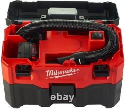 Milwaukee M18VC2-0 18V 2nd Generation Wet & Dry Vacuum Cleaner Bare Unit