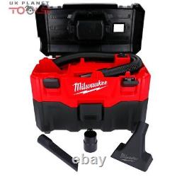 Milwaukee M18VC2 18V 2nd Gen Wet/Dry Vacuum Cleaner, 1 x 5.0Ah Battery & Charger