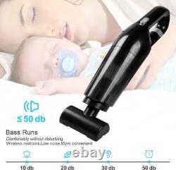 Mini Wet & Dry Cordless Vacuum Cleaner with HEPA Filter Perfect for Any Space