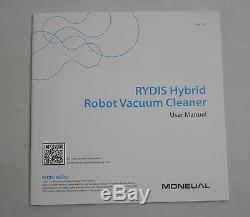 Moneual RYDIS H68 Pro RoboVacMop Hybrid Robot Vacuum Cleaner Dry/Wet Mop Floor