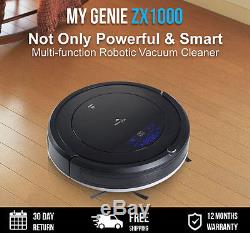 My Genie ZX1000 Robot Robotic Vacuum Cleaner Wet Dry Moping Remote Control