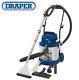 NEW DRAPER 20L Wet & Dry Industrial Vacuum/Vac Cleaner + Accessories 240v 75442