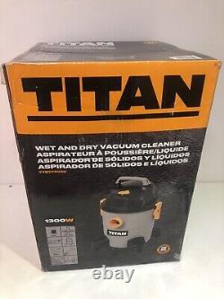 New Sealed Titan Tbb774vac 1300w 16 Ltr Wet & Dry Heavy Duty Cleaner 240v Av85