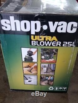 New Shop Vac BMB110040 Ultra Blower 25L Wet/Dry Vacuum Cleaner 220 Volt