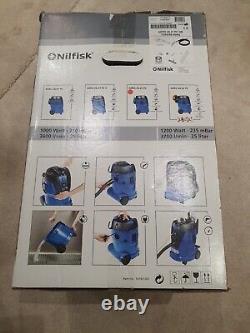 Nilfisk Aero 26-21 Wet/Dry Cleaner + Dust Extraction 110V /50-60Hz Black, Blue
