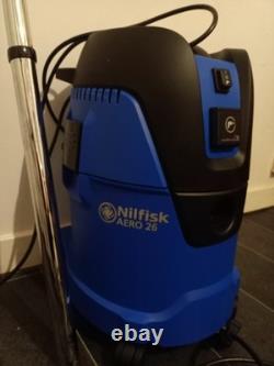 Nilfisk Aero 26 Compact Wet and Dry Vacuum Cleaner Blue with 3 extra bags free