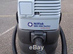 Nilfisk WD200 240V Industrial Wet dry vacuum cleaner LOTKEQ1101