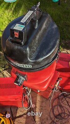 Numatic 220V WVD570 Twin Motor Industrial Wet & Dry Vacuum Cleaner- Red RRP £718