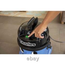 Numatic Charles Cylinder Vacuum Cleaner in Blue 824615 Brand New