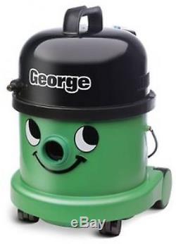 Numatic GVE370 George Wet Dry Vacuum Cleaner Cylinder Bagged Carpet Hoover Green