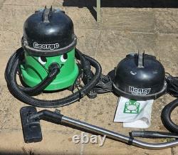 Numatic George Wet & Dry Vacuum Cleaner (Green) + Henry Motor Unit (Black)