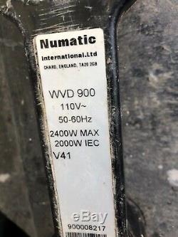 Numatic WDV 900 Wet or Dry Vacuum Cleaner Twinflo Motor 110v + Hoses