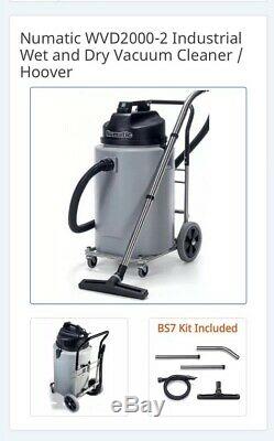Numatic WVD2000-2 Industrial Wet and Dry Vacuum Cleaner / Hoover