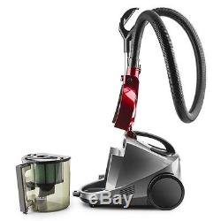 OneConcept Aquapura Water Vacuum Cleaner Wet / Dry Cleaning HEPA Filter Red