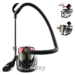 Powerful Vacuum Cleaner Wet & Dry Shop Vac Hepa Filter 3 L Water Tank Red