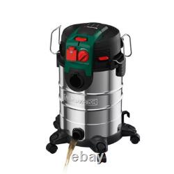 Parkside 1500W 30L Industrial Wet & Dry Vacuum Cleaner Stainless Steel Tank
