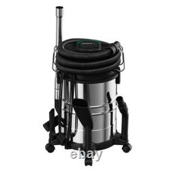 Parkside 1500W 30L Industrial Wet & Dry Vacuum Cleaner Stainless Steel Tank